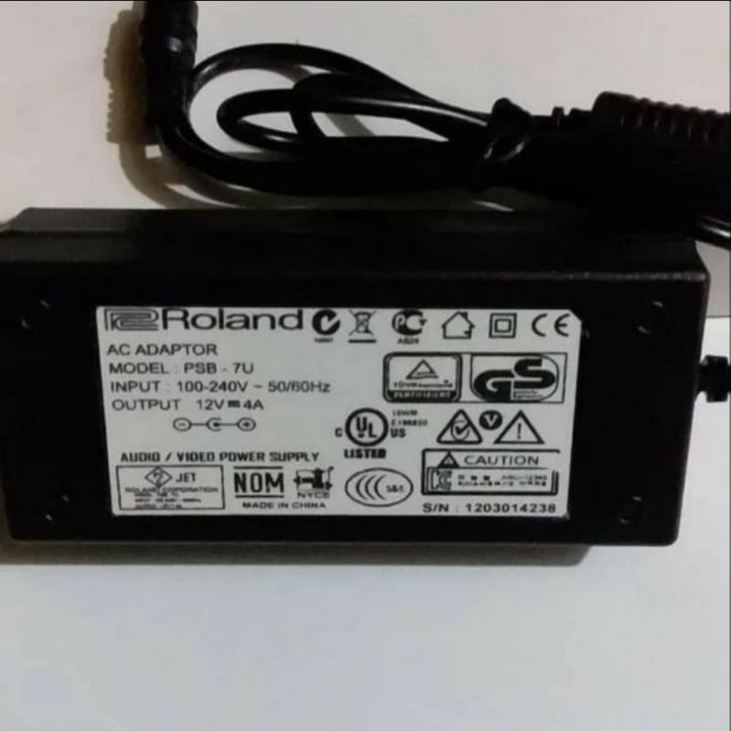 Adaptor Roland Digital Piano RP102 RP302 RP501 RP701kualitas bagus Bosku