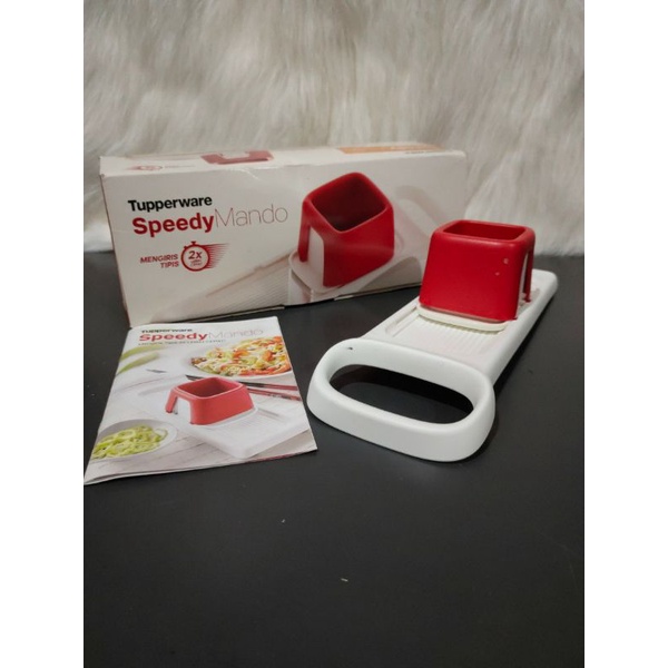 TUPPERWARE - SPEEDY MANDO - PENGIRIS BAWANG PEMBUAT KERUPUK PISAU SERBAGUNA MULTIFUNGSI ORIGINAL PRE