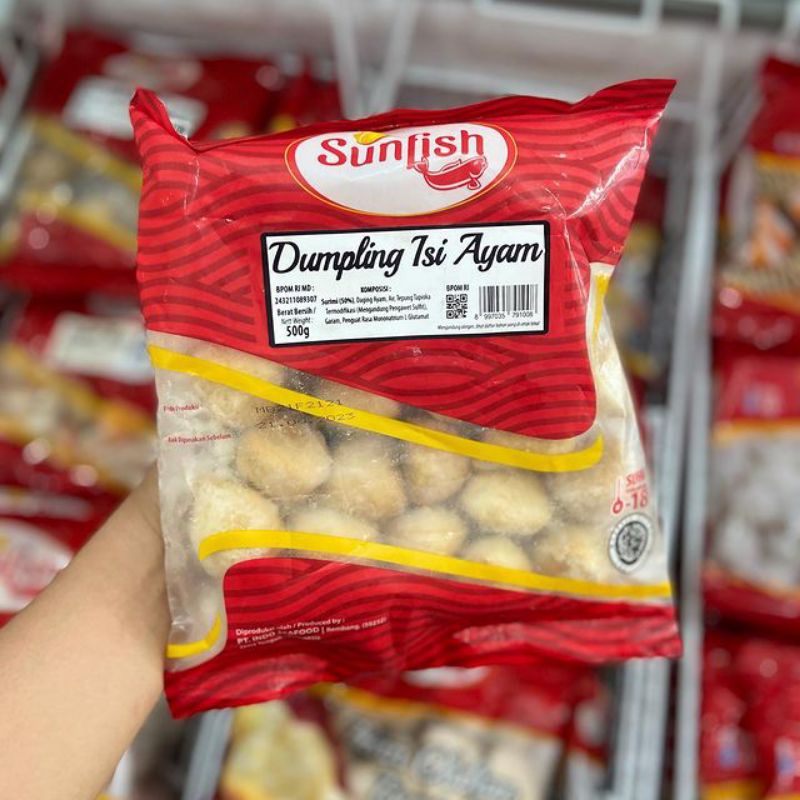 

Sunfish dumpling isi ayam 500gr isi 26