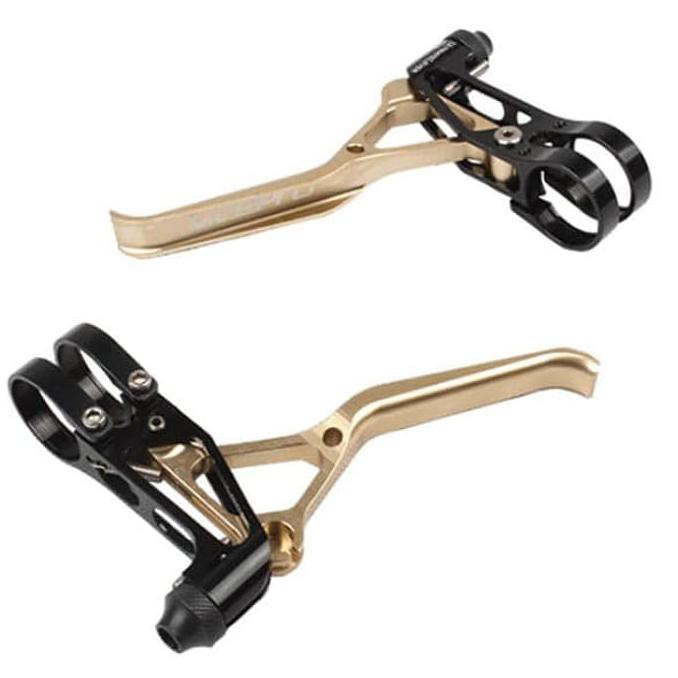 Litepro Ultralight Handle Brake Lever Tuas Rem Sepeda Lipat 64Gr - Gold