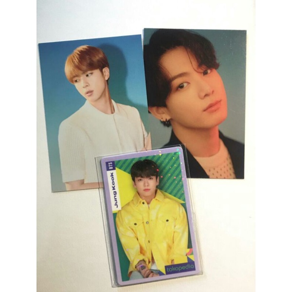 PC Photocard HYBE INSIGHT Jungkook Jin bundle toko hijau holo Jungkook