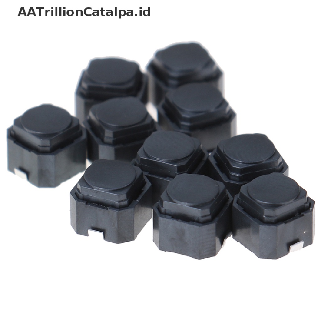 10pcs Tombol Saklar Sentuh Bahan Silikon Ukuran 6x6 X 5mm