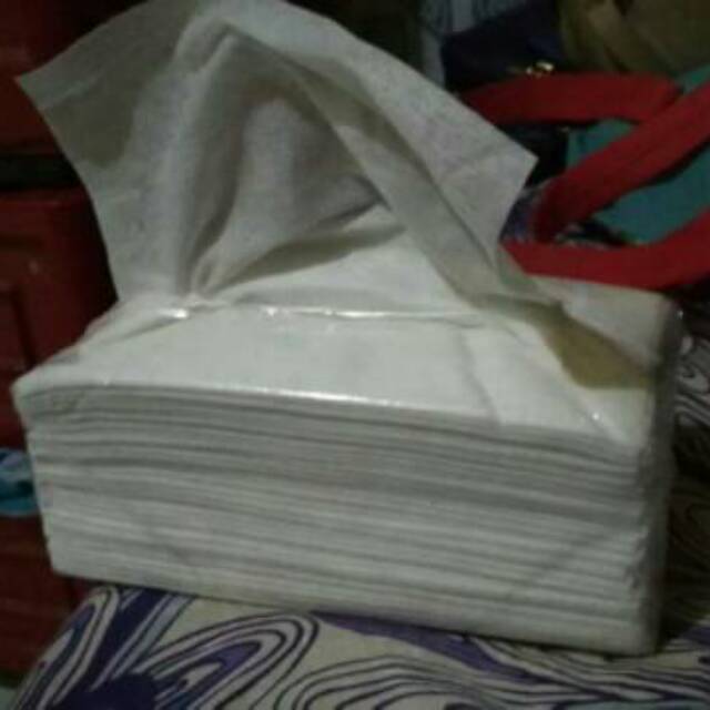 5 pak Tisu kering bahan tisu basah