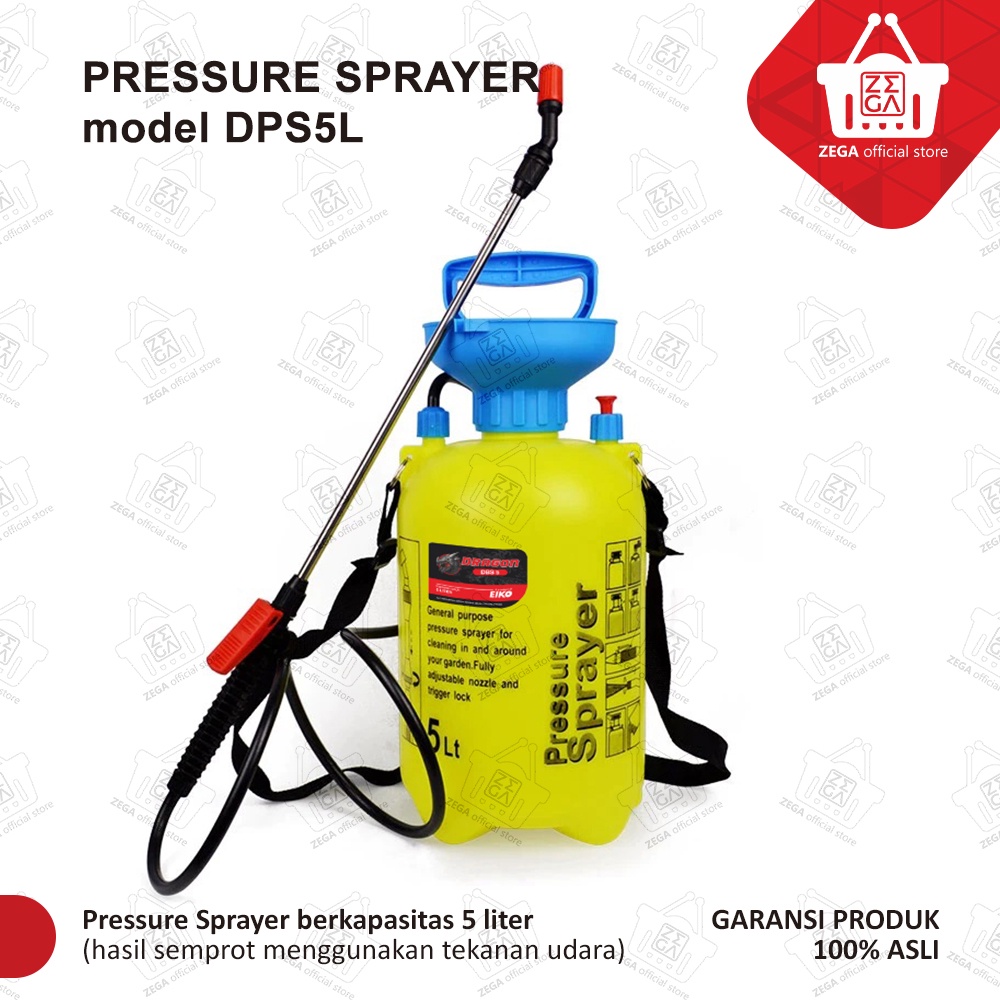 Jual Pressure sprayer 5 liter / DRAGON Sprayer / DPS5L