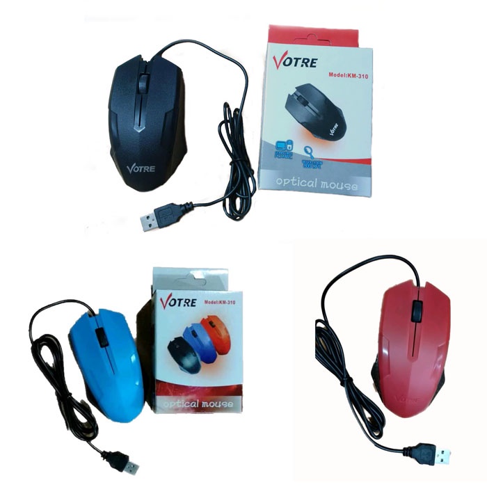 Votre Mouse Model Gaming Wired Optical - Mouse 310 usb Original km310