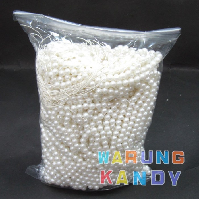 Mutiara Bulat 4mm Putih / BW