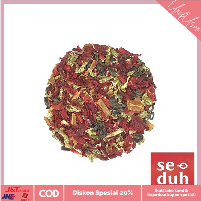

⭐COD⭐ SPICE VELVET Tea Blend /Green Tea Roselle Cinnamon Peppermint 250 gram