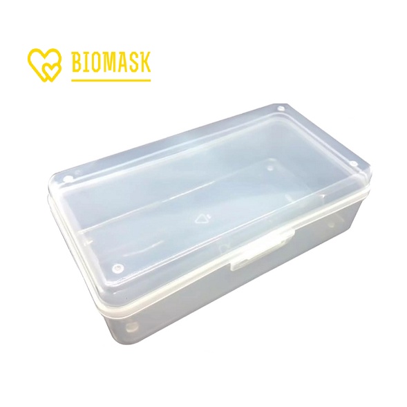BIOMASK - Box Masker Kotak Plastik Serbaguna / Tempat Penyimpanan Masker / Kotak Penyimpanan Plastik