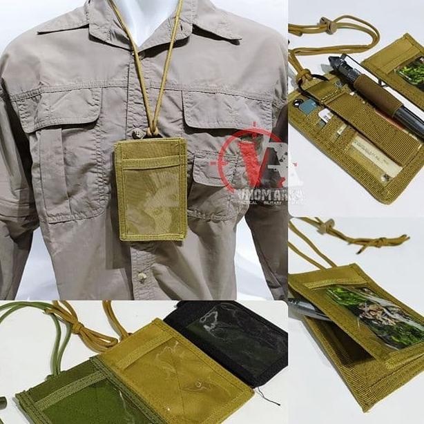 

[[COD]] ID Card Tactical Holder ACM Lanyard Sling TERBARU Kode 706