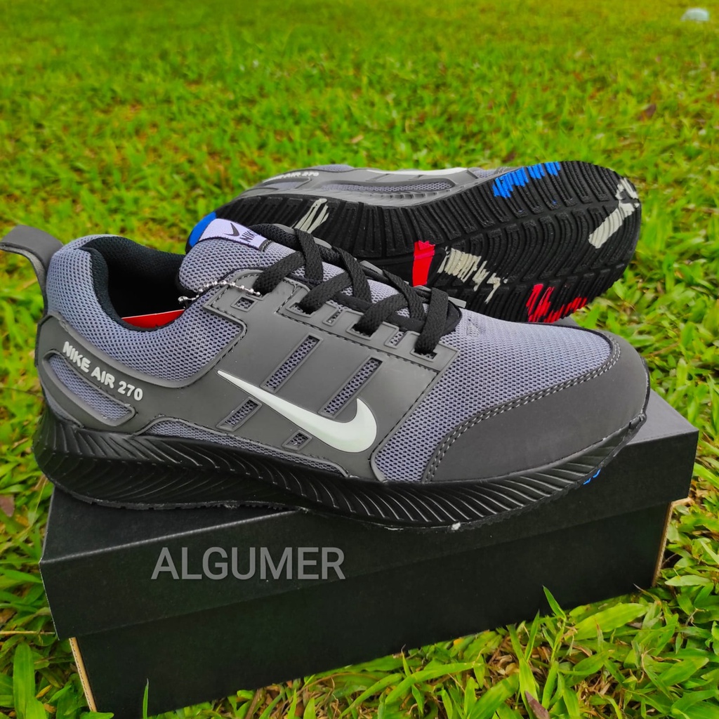 SEPATU PRIA DAN WANITA NIK AIR270 GREY WHITE  ,SEPATU SANTAI COUPLE , SEPATU OLAHRAGA , SEPATU KERJA, SEPATU SEKOLAH , SEPATU HITAM , SEPATU NAVY , SEPATU FULL BLACK , SEPATU LARI , SEPATU SENAM , SEPATU GOES , SEPATU GYM , SNEAKERS PRIA DAN WANITA