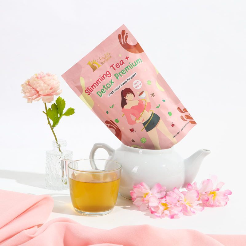 HEDITA SLIM BEAUTY SLIMMING TEA+DETOX AMPUH PREMIUM BY HEDITA SKIN'GLOW