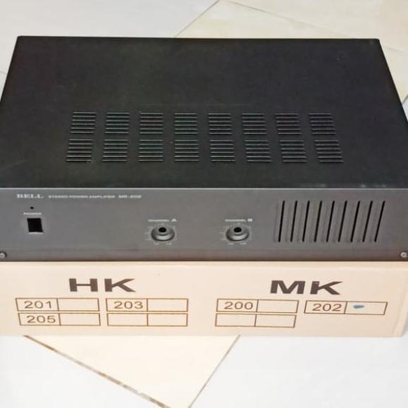 BEL AMpli BOX power amplifier bell mk 202 .