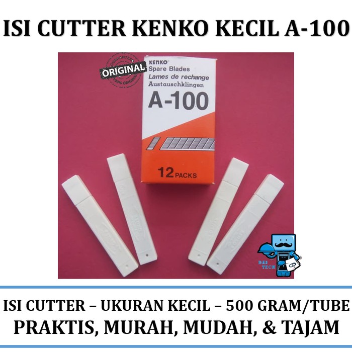 

Isi Cutter Kenko Kecil A-100 5Pcs - High Quality