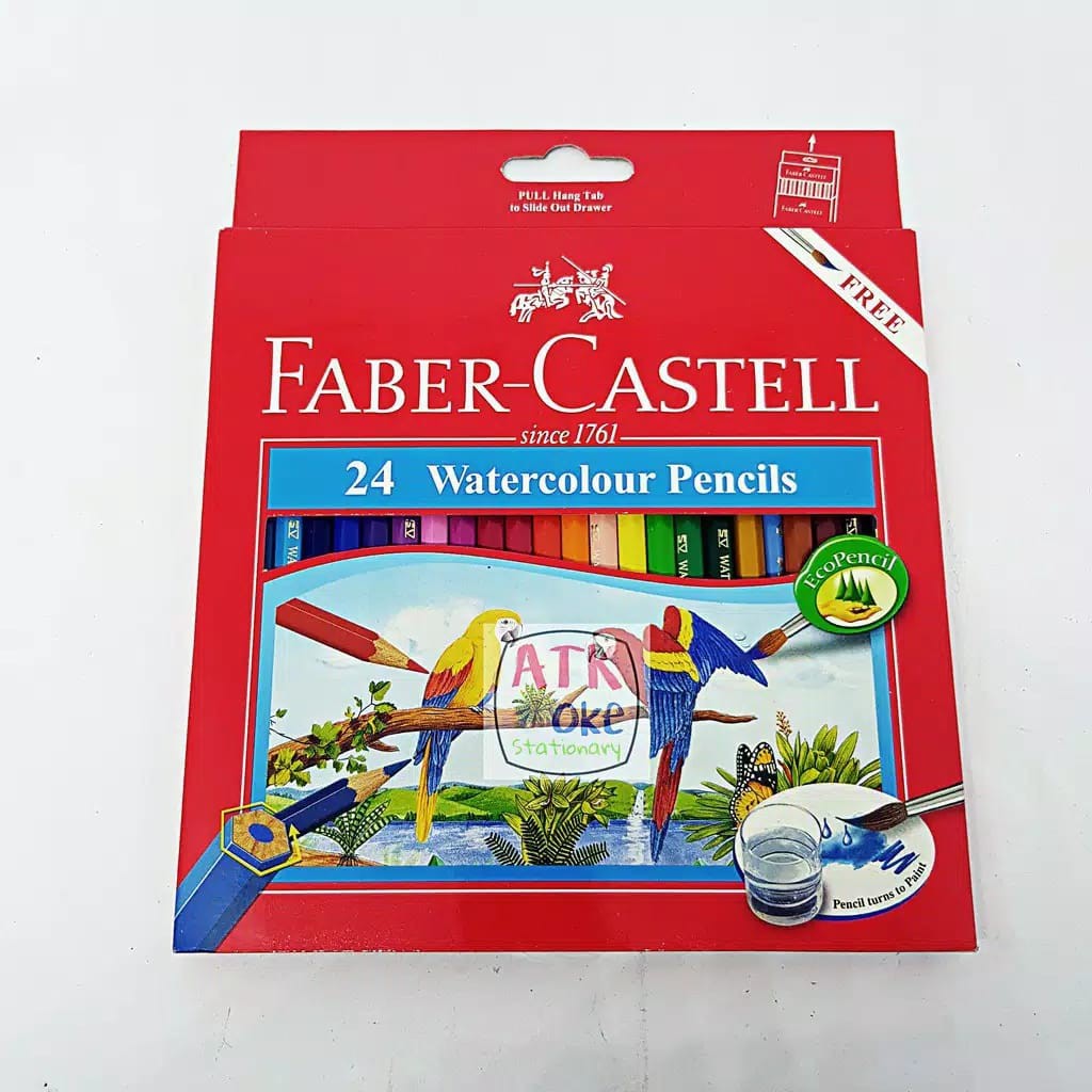 

Faber Casterl Pencil Warna Water Colour 24 Panjang