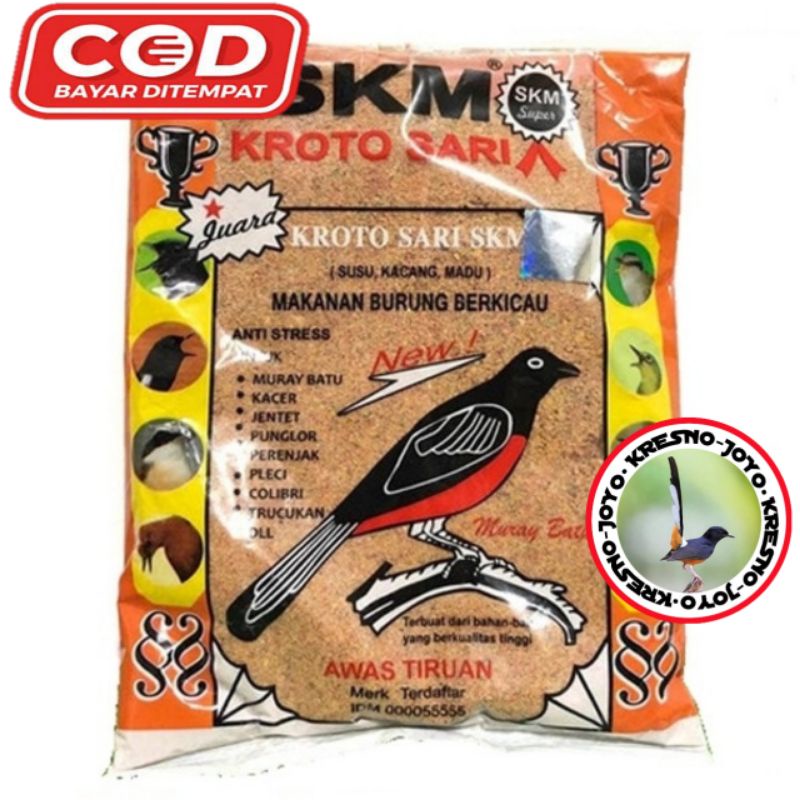 VOER SKM KROTOSARI PUR PAKAN BURUNG HALUS