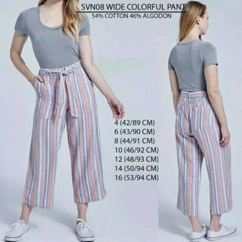 Celana Kulot Wanita Seven7 Wide Leg Pants Original Branded