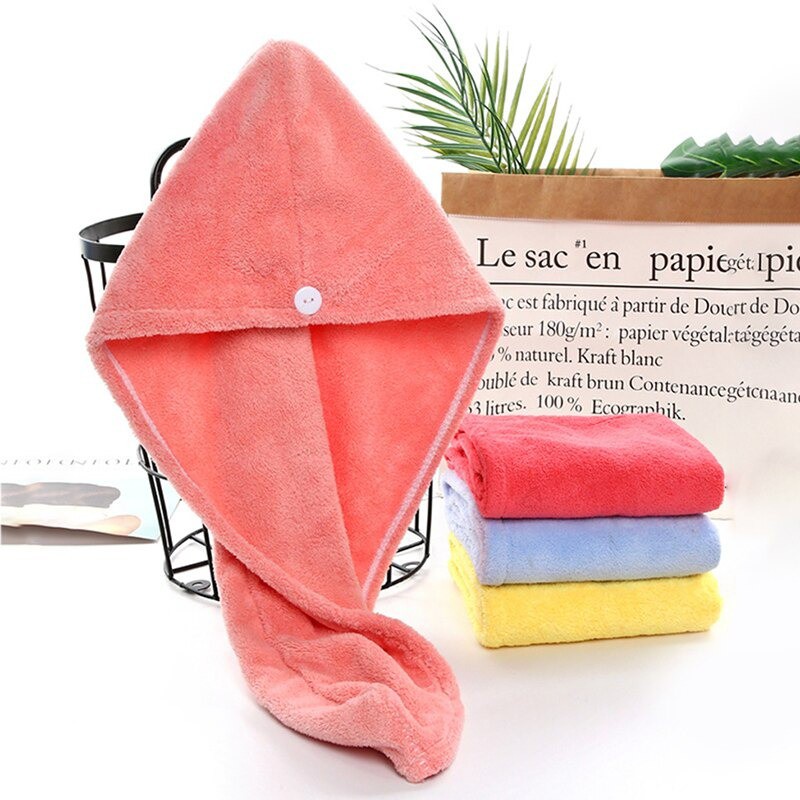 Handuk Kepala Mikrofiber Handuk kepala Keramas Handuk Kepala Dewasa