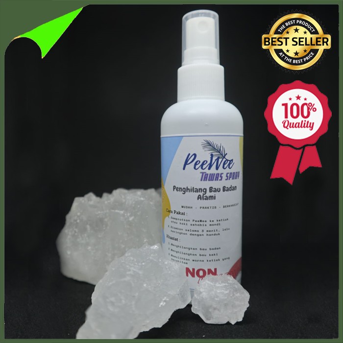 Tawas Deodoran Cair Spray Alami Untuk Menghilangkan Bau Badan Tawas Deodarant Semprot Ketiak Ketek
