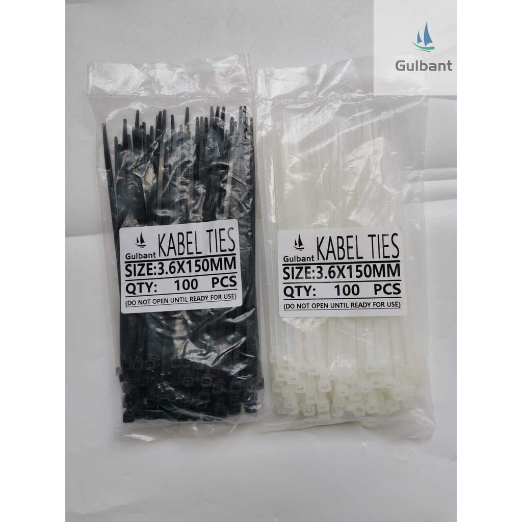 

Kabel Ties Cable Tie 3.6 x 150mm (15cm) CV 150 Kualitas baik
