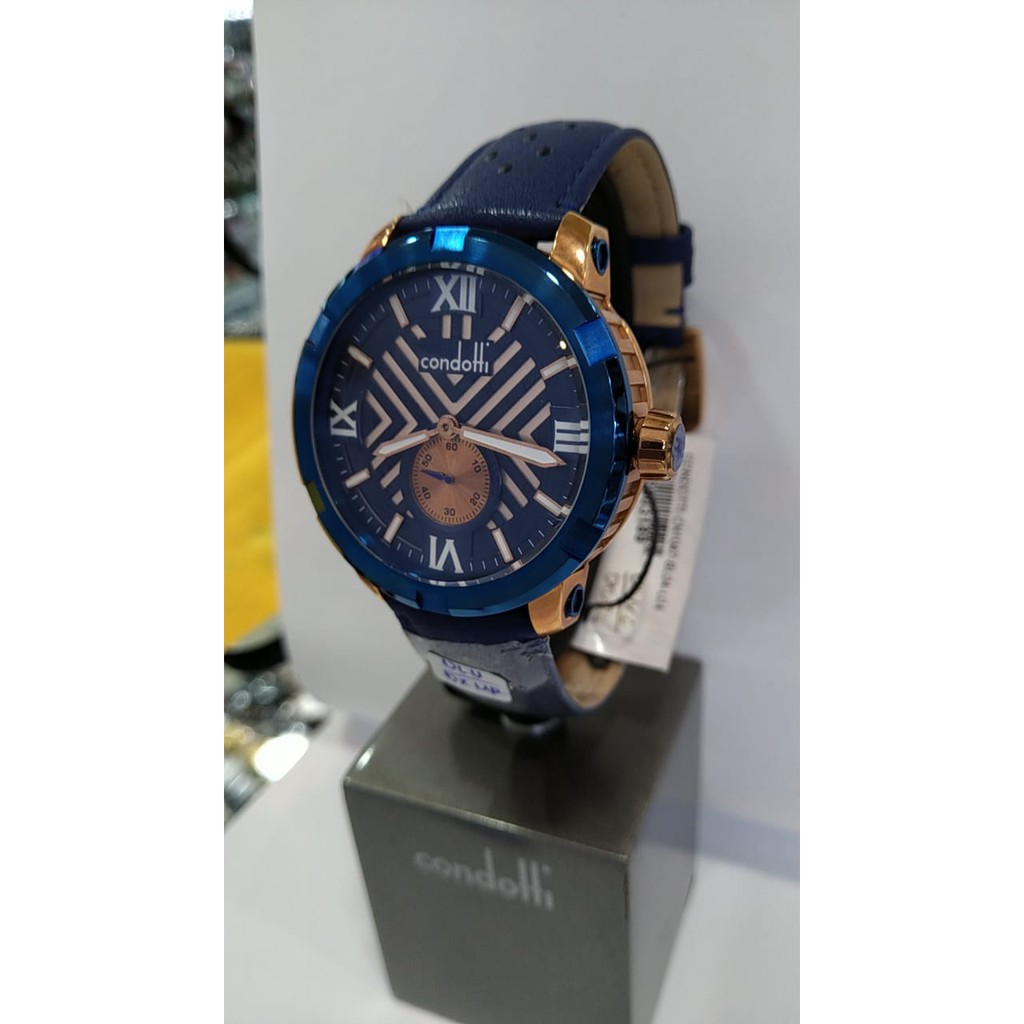 JAM TANGAN PRIA ORIGINAL CONDOTTI CN1047-BL04-L04 MRBLU