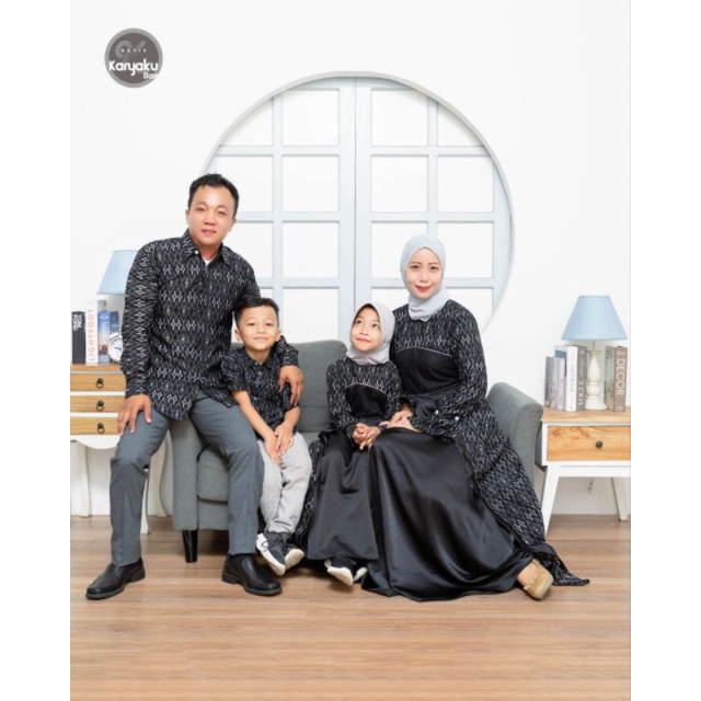 NEW COUPLE GAMIS NAYLA PREMIUM COUPLE BATIK KEKINIAN