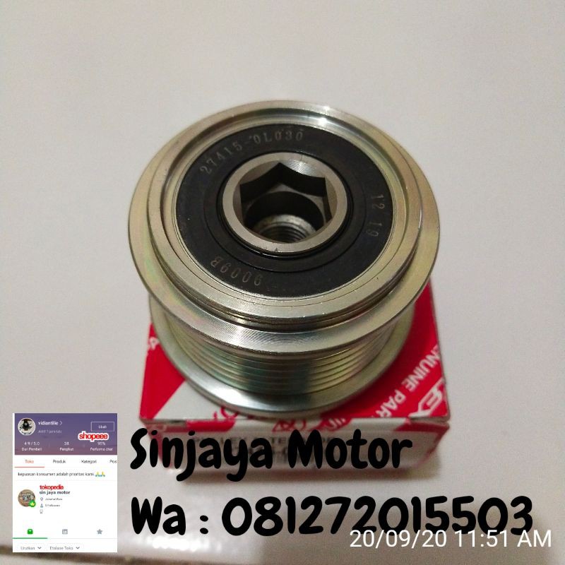 pully alternator pully fanbelt vanbelt Innova diesel