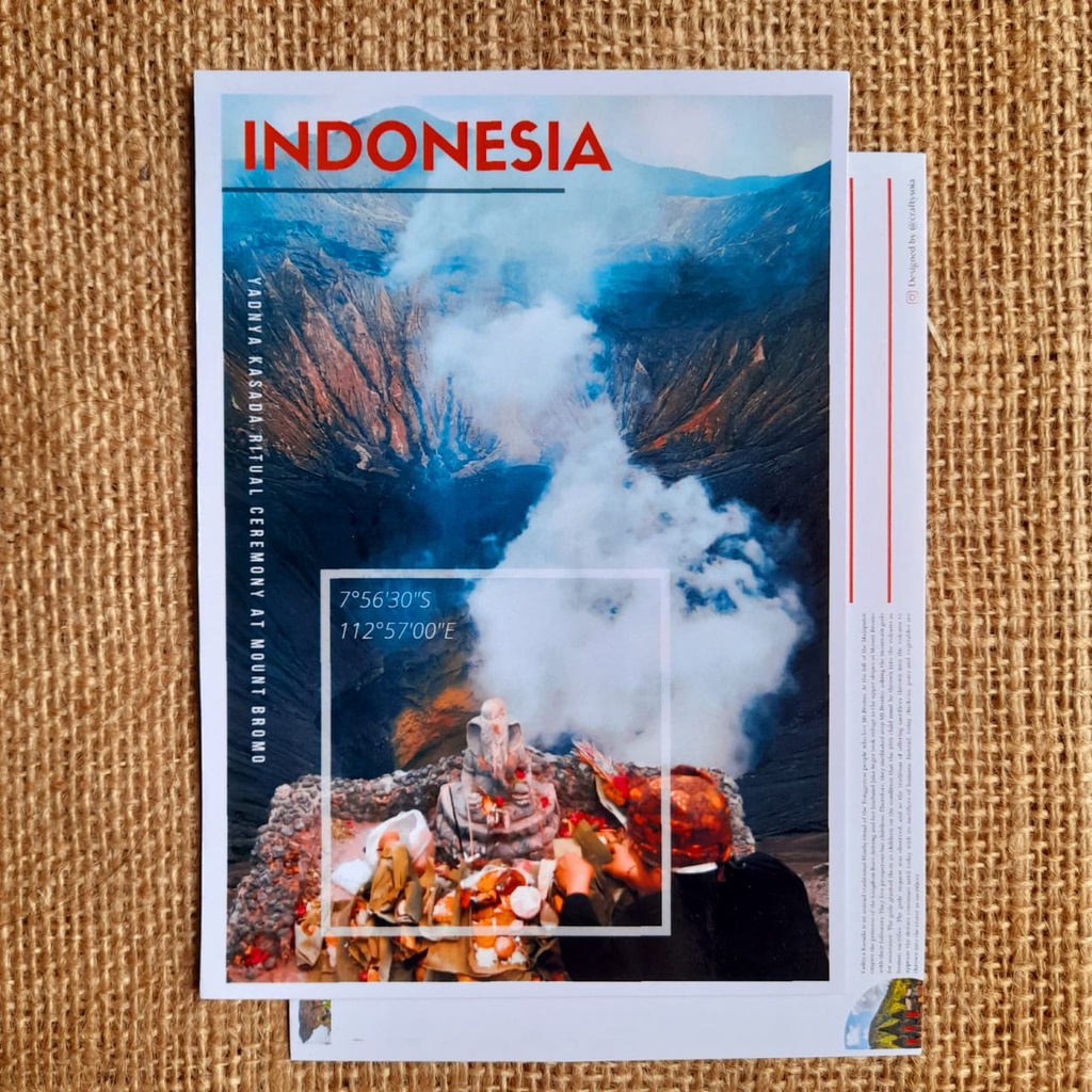 

Kartu Pos / Postcard / Postcrossing Indonesia - Upacara Yadnya Kasada Bromo