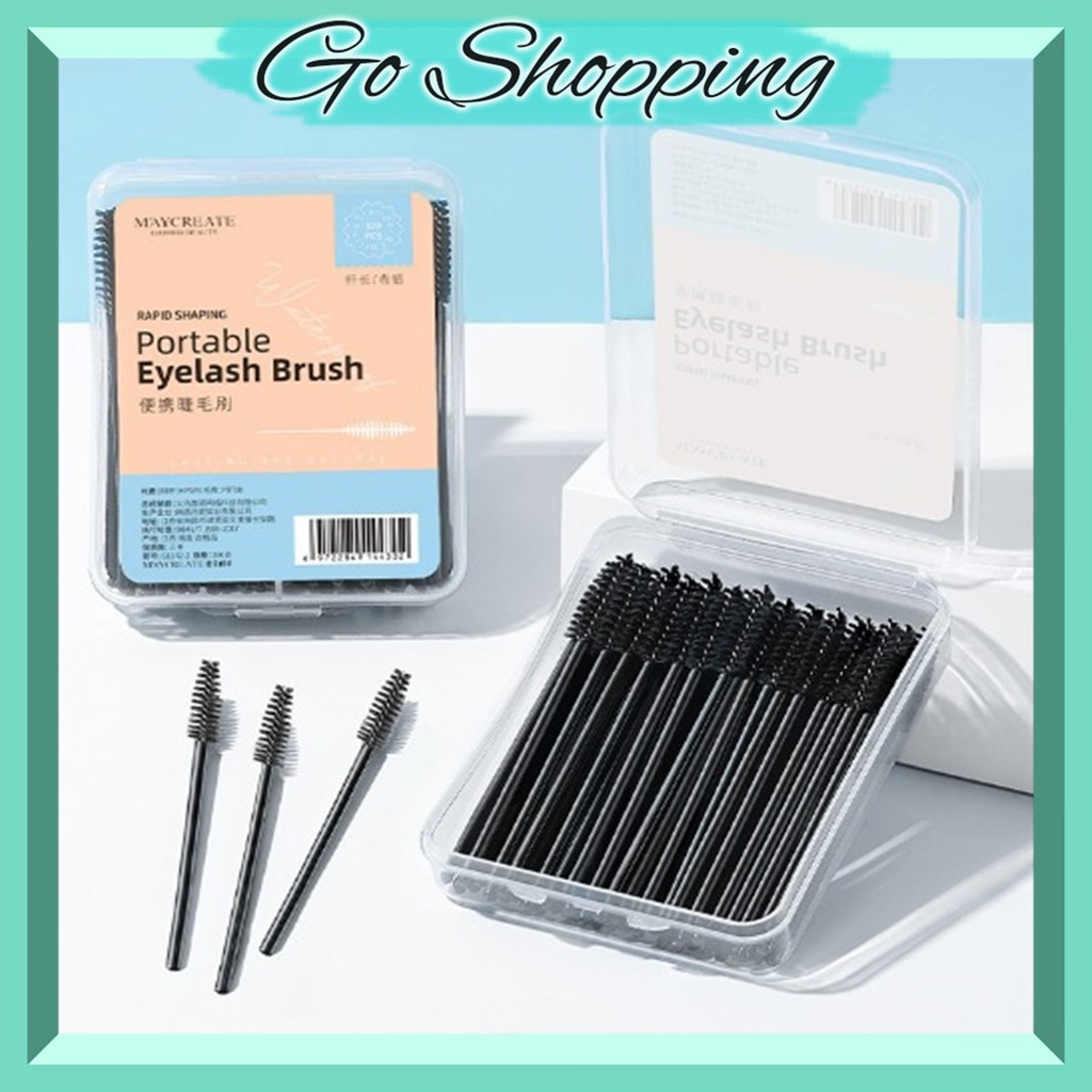 GO! SA437 Sisir bulu mata Maskara Sikat Maskara Kuas Maskara Mascara Brush Spoolie Alis Key