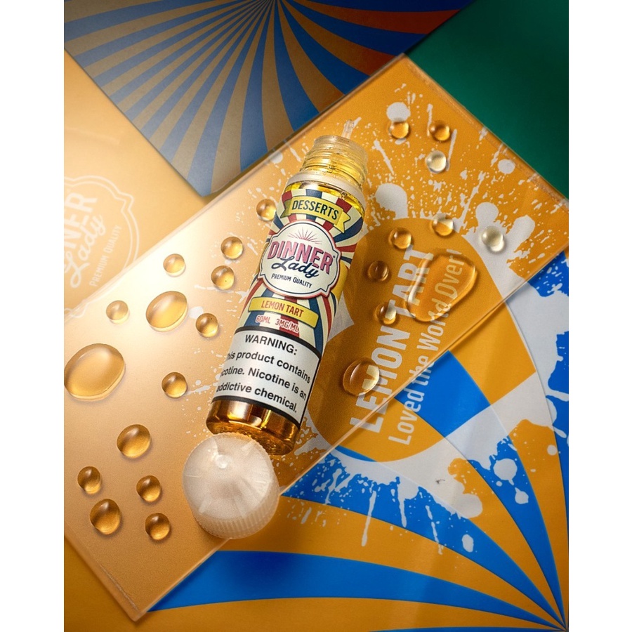 DINNER LADY 60ML LEMON TART STRAWBERRY MACAROON USA - AUTHENTIC