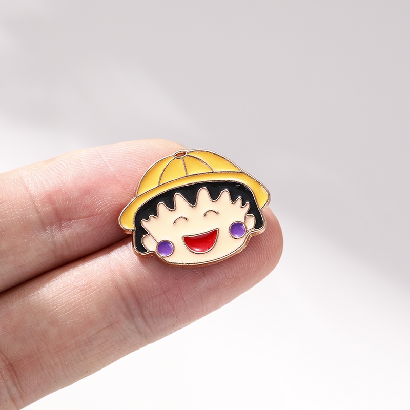 Bros Pin Desain Kartun Lucu Gaya Korea Untuk Dekorasi Leher