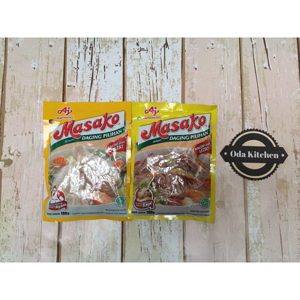 MASAKO RASA AYAM DAN SAPI 100gr