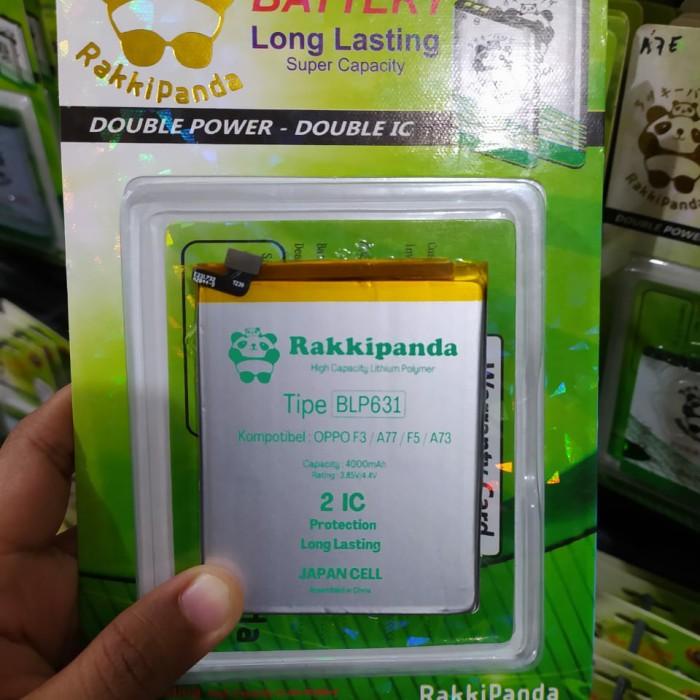 Batre Baterai Battery Rakkipanda BLP-631 Oppo F5 Double Power