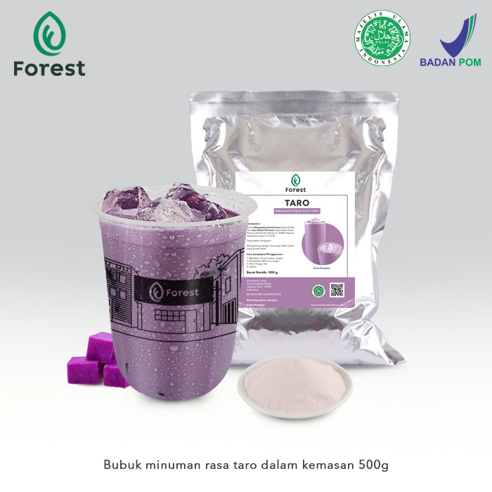 Bubuk Minuman TARO Powder 500g - FOREST Bubble Drink