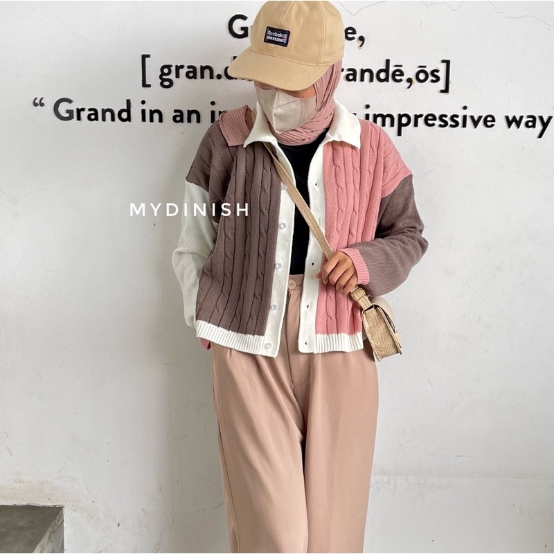 Amora Cable Cardy  - Cardigan Combo Wanita