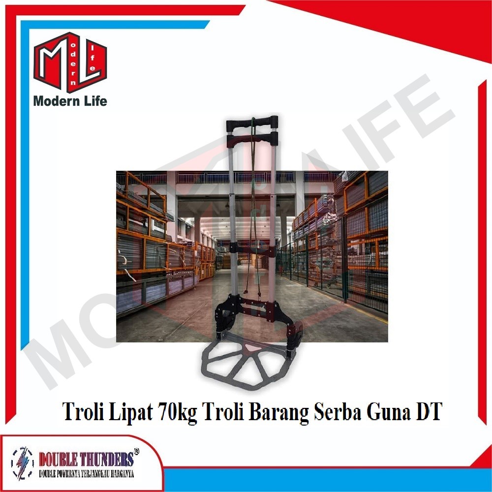 Trolley / Trolly / Troli Lipat Barang Serba Guna Koper Travel 70KG DT