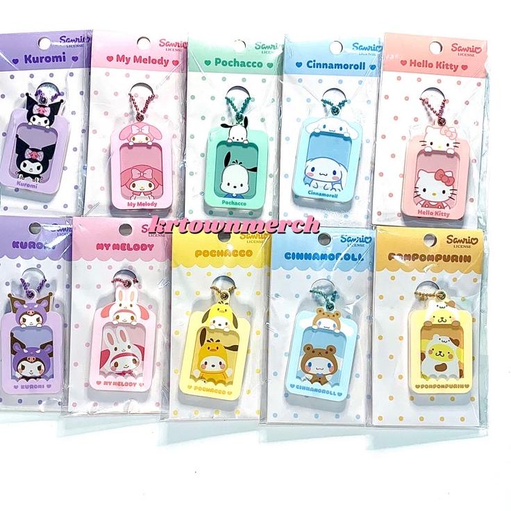 Top Produk.. [READY] SANRIO KOREA | ID Photo Holder Keyring Mymelody / Cinnamonroll / Kuromi / Pocha