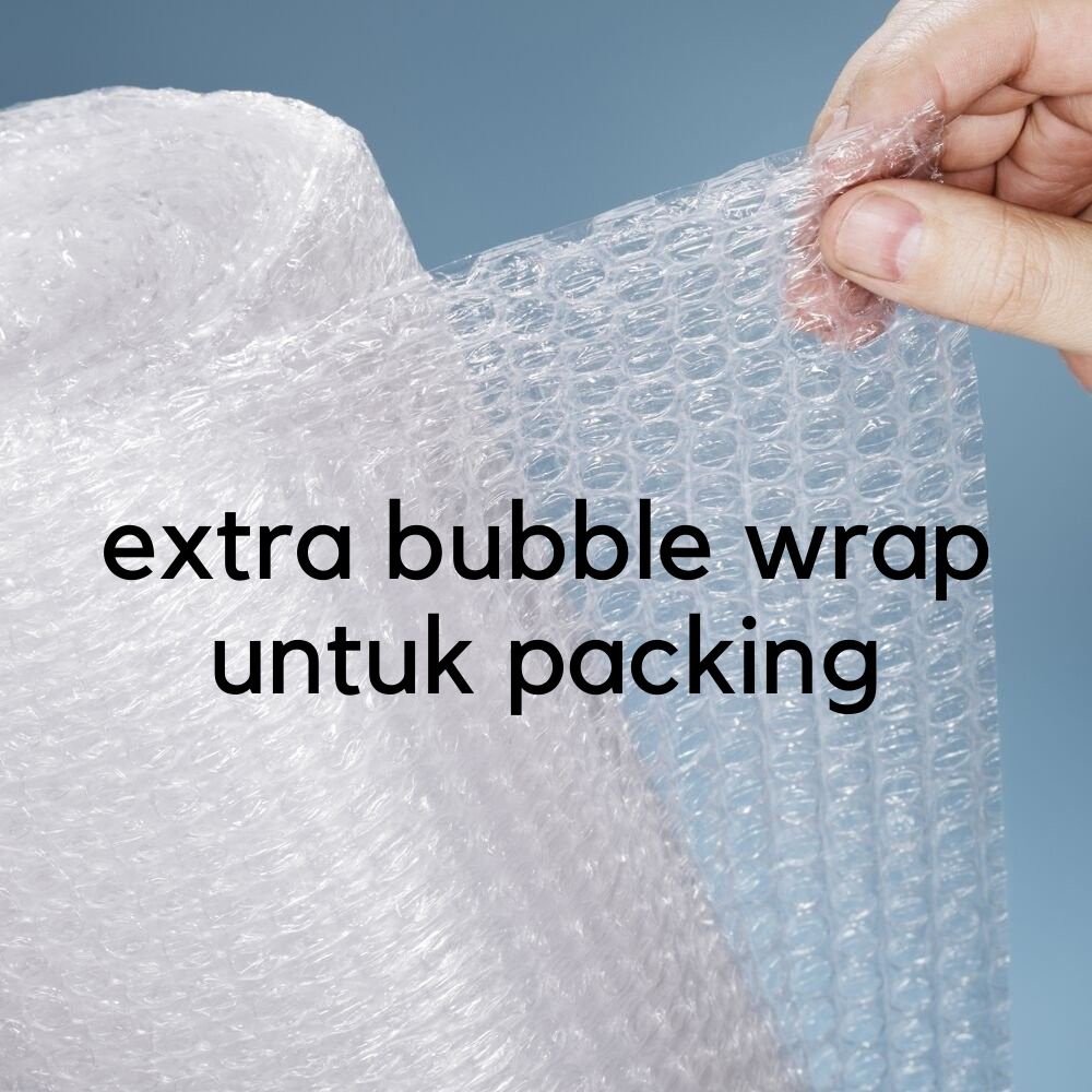 

EXTRA BUBBLEWRAP | HANYA UNTUK TAMBAHAN PACKING | TIDAK DIJUAL TERPISAH