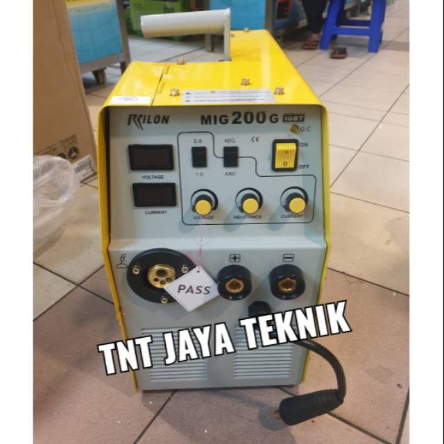 MESIN LAS CO2 RILON MIG 200 G / TRAFO LAS CO2 RILON MIG 200G / TRAVO LAS INVERTER CO RILON MIG 200 G