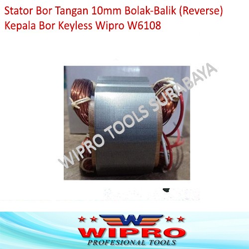 Spare Part Stator Bor Listrik WIPRO W6108 W 6108