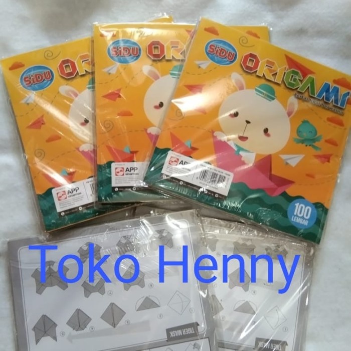 

Senikertas- Kertas Origami Sidu 16X16 Isi 100 Lbr -Kertas-Seni.