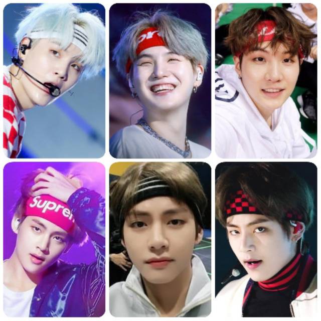 TBI Headband BTS BT21 Army Bangtan Boy KPOP BTS Korean Bandana BTS 511Boys V Concert