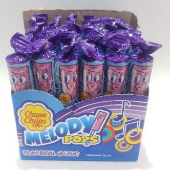 

Chupa Chups Melody Pops Permen Peluit Rasa Anggur 1s / Melody Pops Permen Jadul Bentuk Peluit