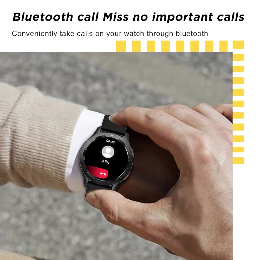 Skmei  jam tangan smartwatch pria amoled olahraga watch anti air 1ATM android ios  jam tangan pintar