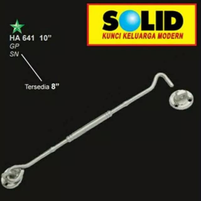 PROMO HAK ANGIN SOLID Hak angin asli solid uk 8 inc tunjngan jendela lamskar solid kunci jendela sol