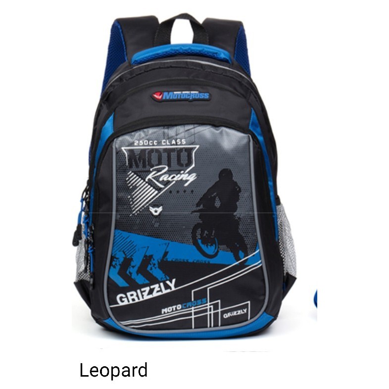 Tas Ransel Sekolah Anak Laki Laki Model Moto Cross SD SMP SMA