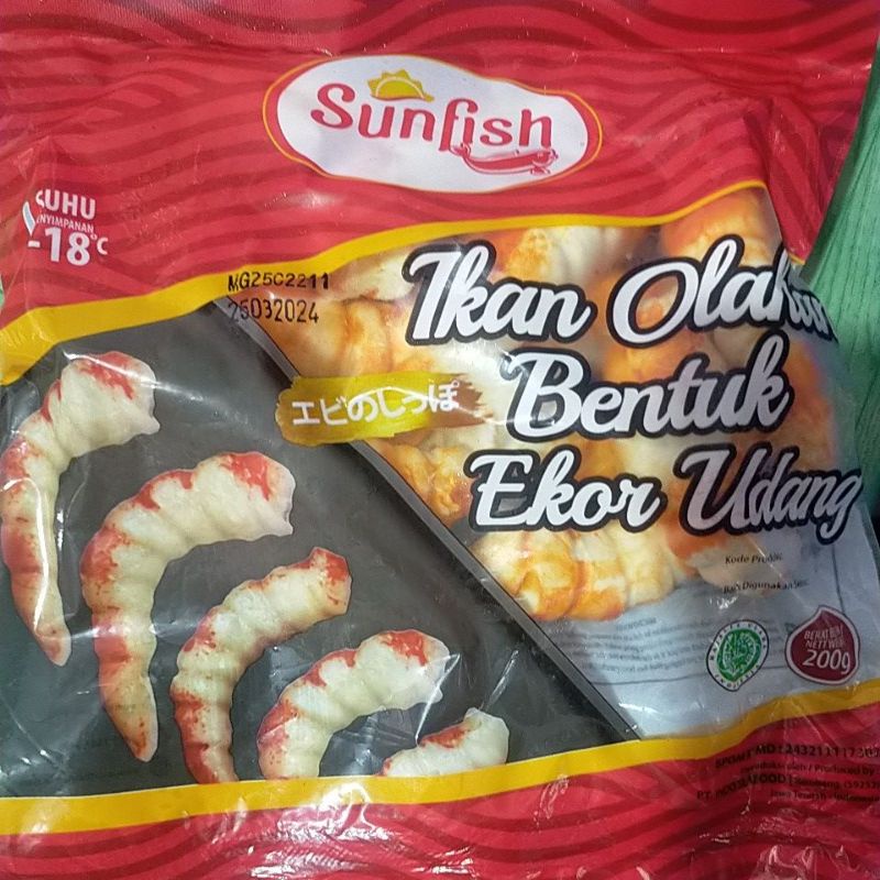 

ikan olahan bentu udang(200g)
