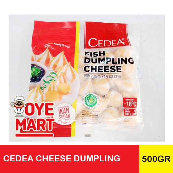 CEDEA CHEESE FISH DUMPLING 500GR CEDEA PANGSIT IKAN KEJU