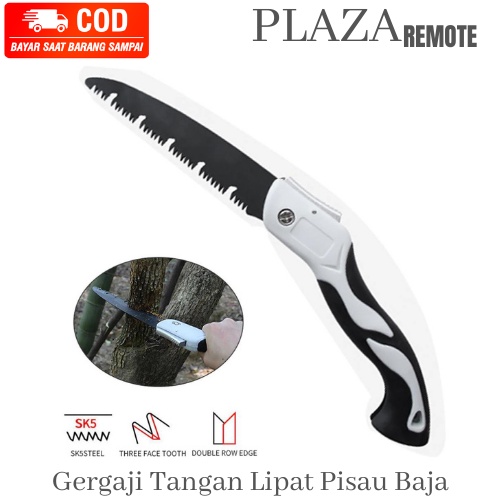 GERGAJI MINI GERGAJI LIPAT GERGAJI Tukang Serbaguna TANGAN GERGAJI KAYU ANTI SLIP Foldable Saw Woodworking Gardening 250mm