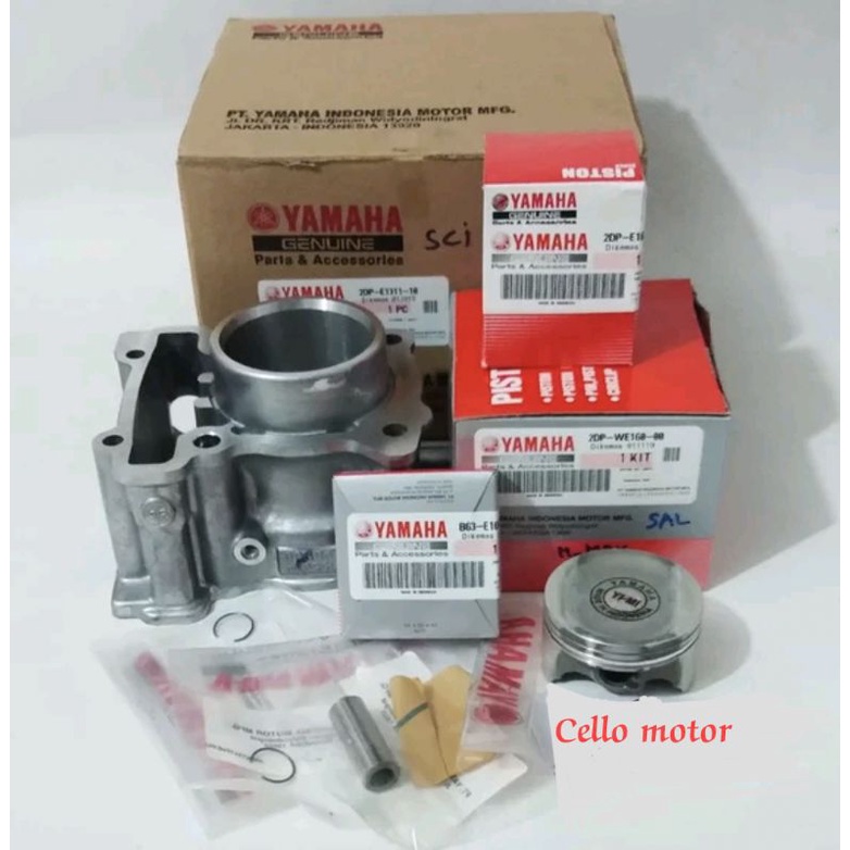 Silinder blok boring + piston kit nmax-aerox 155 original