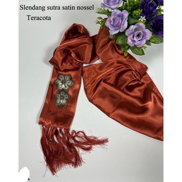 Selendang Bali satin sutra nossel-15